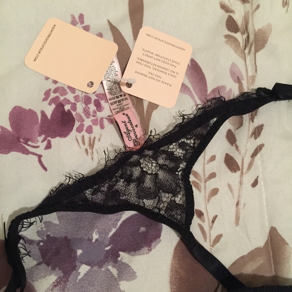 NWT Agent Provocateur Black Ismerelda Thong AP4 - Picture 4 of 4